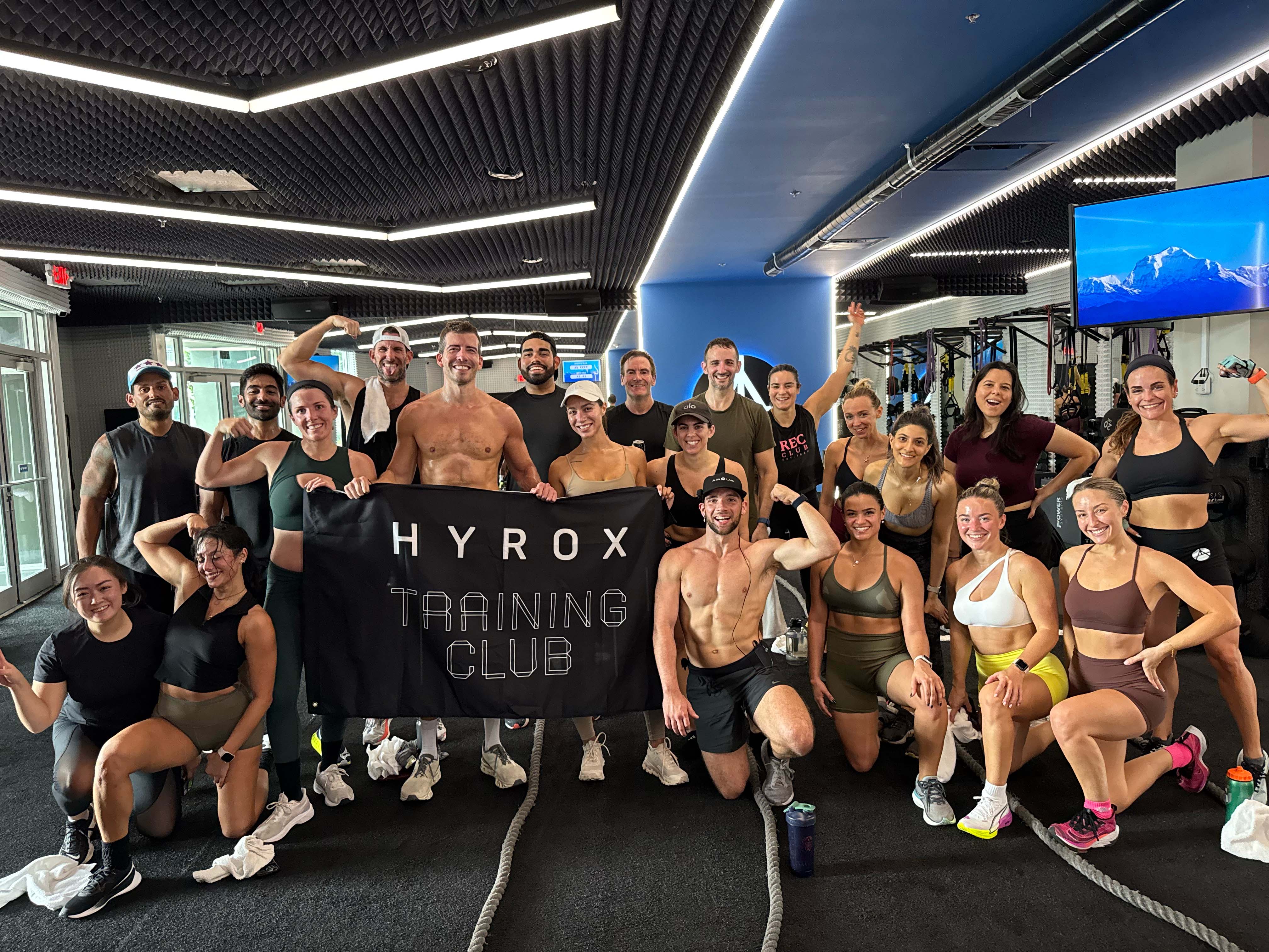 HYROX training at AIRLAB Fitness Miami