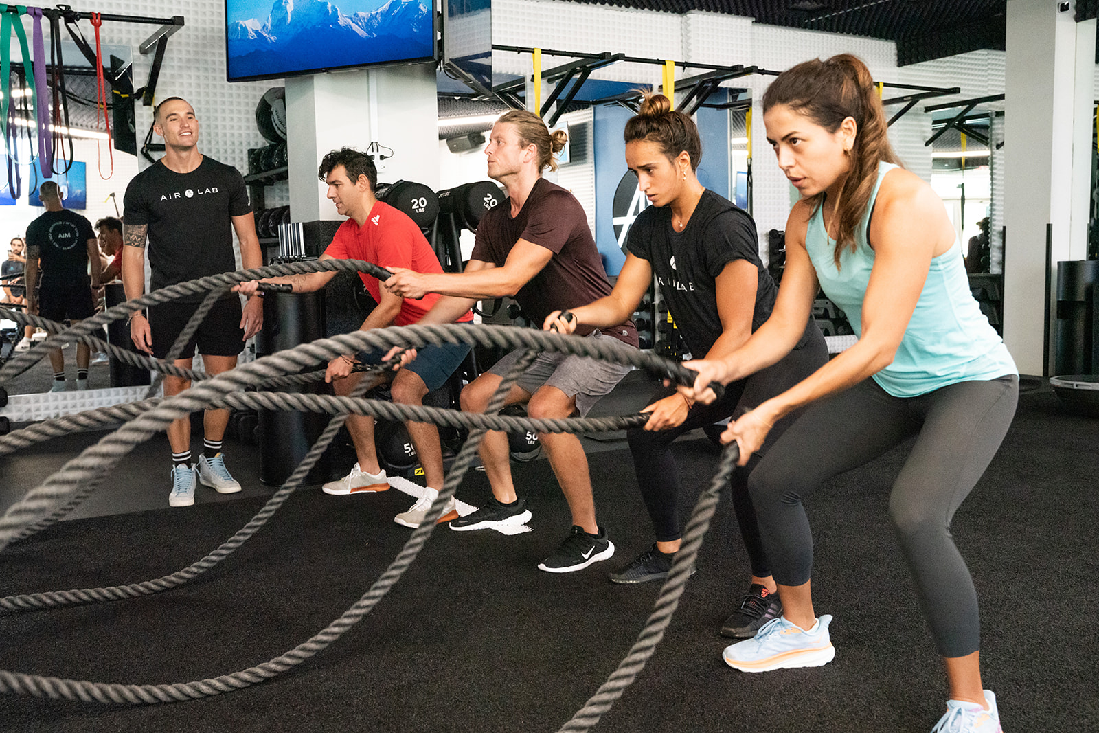 AIRLAB group workout class in Miami